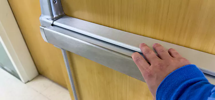 Installing a Push Bar on a Door Riviera Beach